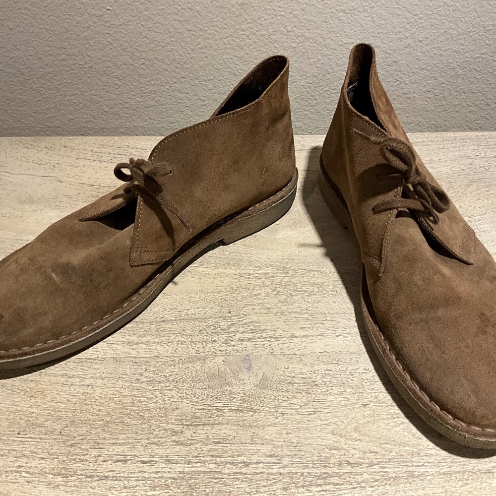 J. Crew Calvert Chukka Desert Boots Sand Brown Suede 14675 Size 12